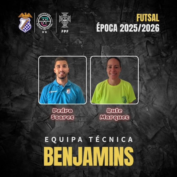 ⚽ E a segunda equipa técnica a ser apresentada é...